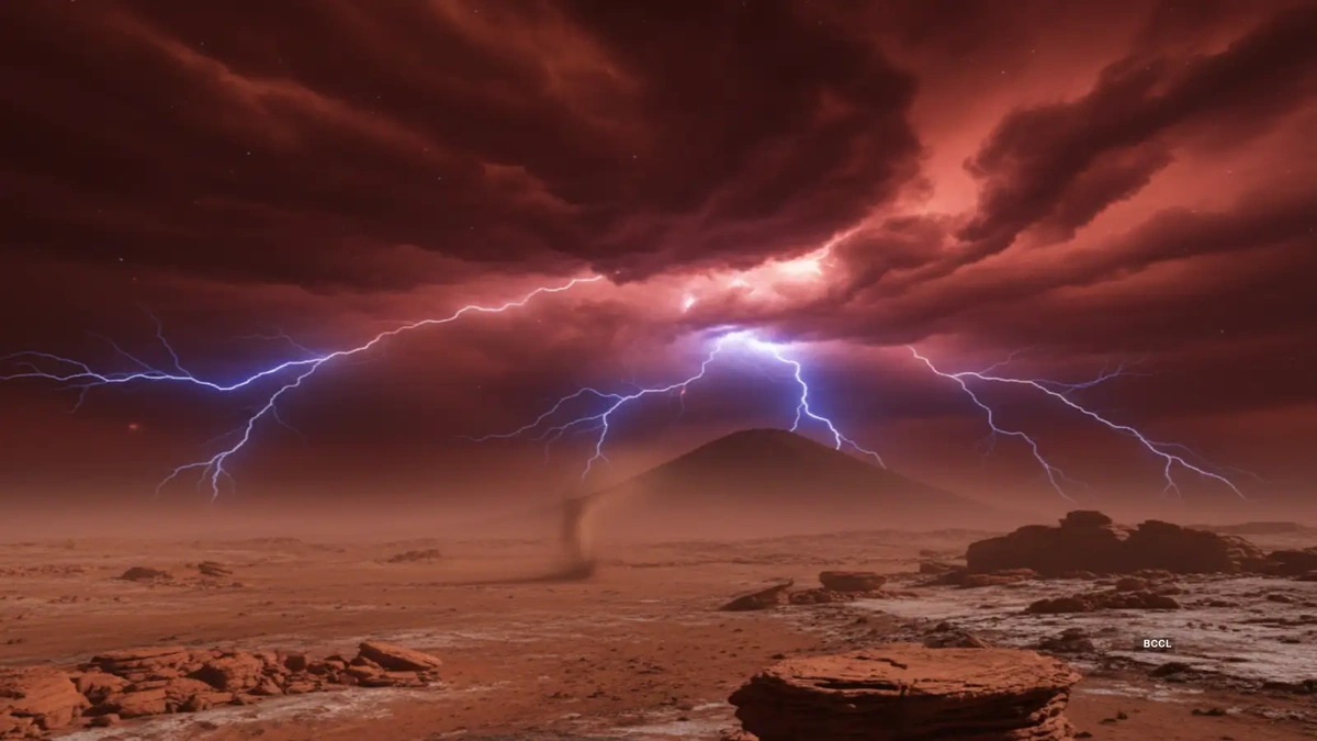 Mars lightning